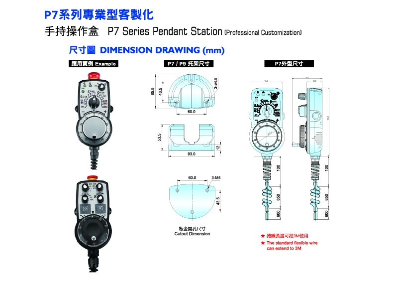 P7系列手持操作盒（电子手轮）