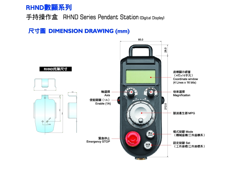 RHND数头系列手持操作盒（电子手轮）